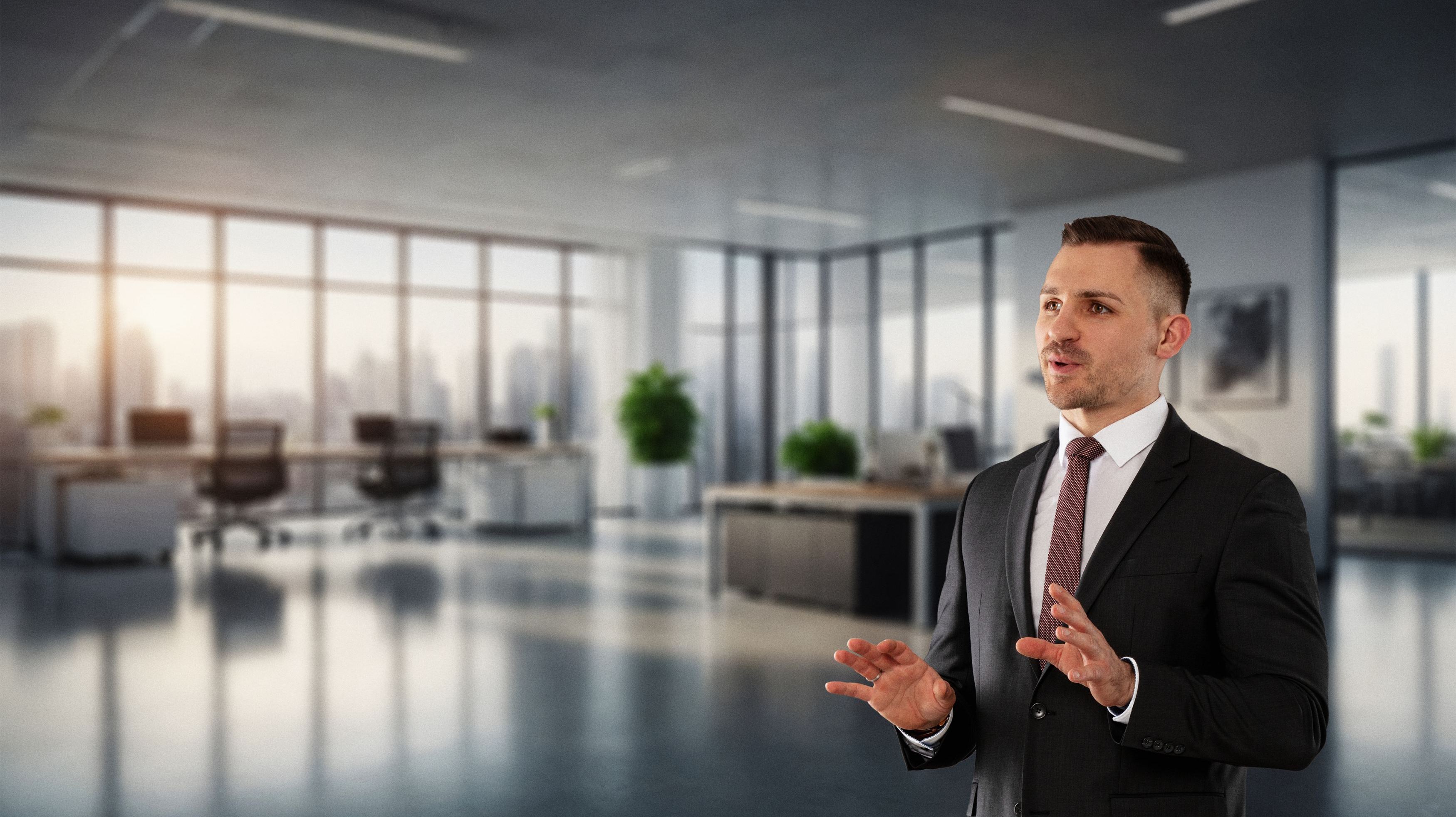 Ambior Licht links Gabriel Banner